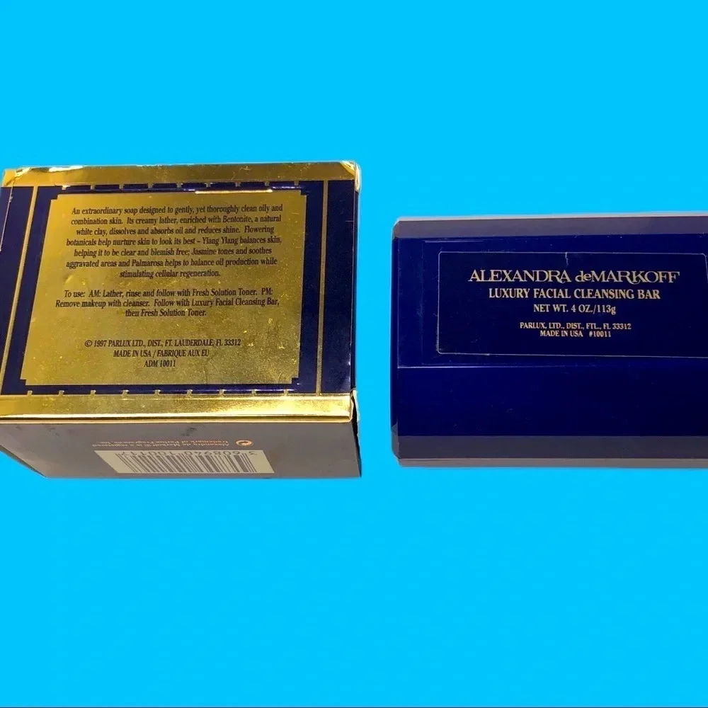 Alexandra de Markoff luxury facial cleansing bar.